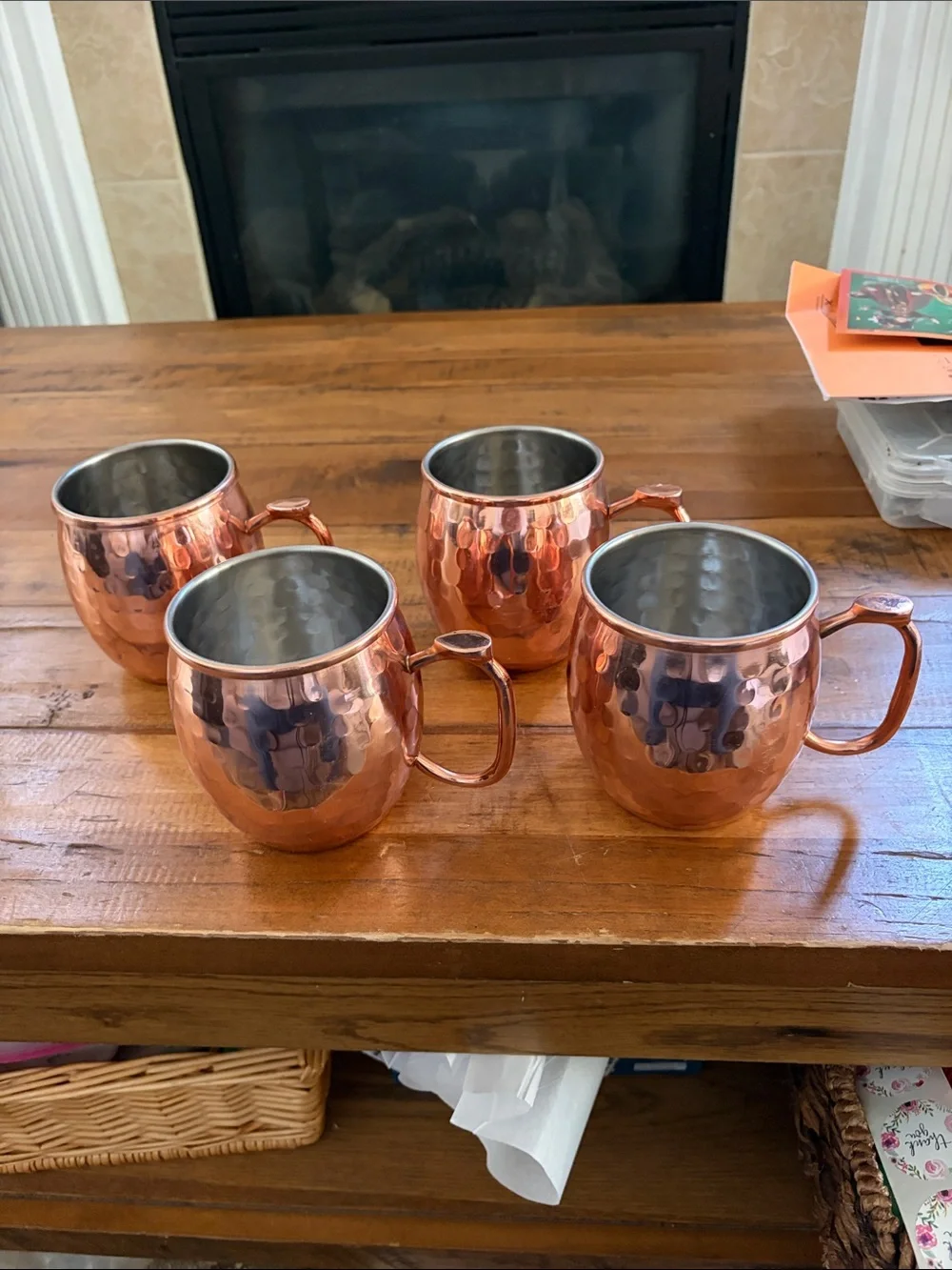 Copper Colored Mugs, 18oz